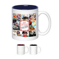 11 oz. Color C-Handle photo sublimated mug